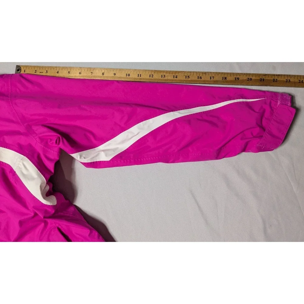 THE NORTH FACE HYVENT 3-in-1 Girls XL (18) Purple Orange‎ Full Zip Hooded Jacket